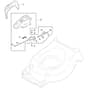 SP425 - 2020-2021 - 2L0432038/M19 - Mountfield Rotary Mower Ejection Guard Diagram