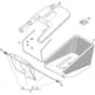 SP425 R - 2014 - 299439038/M14 - Mountfield Rotary Mower Grass Bag Diagram