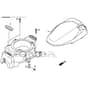 SP425 R - 2019-2021 - 299439038/M19 - Mountfield Rotary Mower Fan Cover Diagram