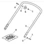 SP454 - 2013-2014 - 299294643/BQ - Mountfield Rotary Mower Lower Handle Diagram