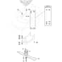 SP45 - 2020 - 299274643/M20 - Mountfield Rotary Mower Blade Diagram