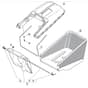 SP465 R - 2008-2013 - 294489038/UM8 - Mountfield Rotary Mower Grass Bag Diagram