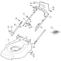 SP465 R - 2008-2013 - 294489038/UM8 - Mountfield Rotary Mower Upper Handle Diagram