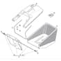 SP465 R - 2012-2013 - 299489038/M12 - Mountfield Rotary Mower Grass Bag Diagram