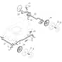 SP46 - 2019 - 295492048/M19 - Mountfield Rotary Mower Height Adjusting Diagram