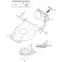 SP46 - 2021-2023 - 2L0482048/M21 - Mountfield Rotary Mower Deck Diagram
