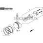 SP46 ELITE - 2019-2023 - 2L0486038/M19 - Mountfield Rotary Mower Piston Diagram
