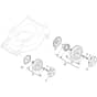 SP46 ELITE - 2019-2023 - 2L0486038/M19 - Mountfield Rotary Mower Wheels Diagram