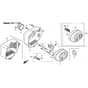 SP46 H - 2016-2017 - 295496038/SF - Mountfield Rotary Mower Exhaust Muffler Diagram