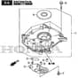 SP46 H - 2021-2022 - 2L0482138/MTF - Mountfield Rotary Mower Crankcase Cover Diagram