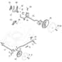 SP46 LS - 2019 - 295496548/M19 - Mountfield Rotary Mower Height Adjusting Diagram