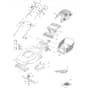 SP470 - 2005 - 24-3881-01 - Mountfield Rotary Mower Handle Diagram