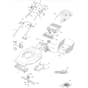 SP470 - 2006 - 299264623/BQ - Mountfield Rotary Mower Handle Diagram