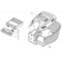 SP470 - 2007 - 299274628/BQ - Mountfield Rotary Mower Grass Bag Diagram
