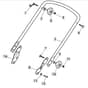 SP470 - 2007 - 299274628/BQ - Mountfield Rotary Mower Lower Handle Diagram