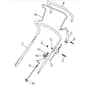 SP470 ES - 2005 - 299324628/BQ - Mountfield Rotary Mower Upper Handle Diagram