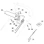 SP470 ES - 2006 - 299324728/BQ - Mountfield Rotary Mower Dashboard Diagram