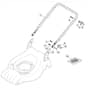 SP483 IS - 2018 - 295496528/MC - Mountfield Rotary Mower Lower Handle Diagram