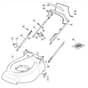 SP484 R - 2008 - 294489048/BQ - Mountfield Rotary Mower Upper Handle Diagram