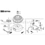 SP485 HW V - 2016 - 294523038/M16 - Mountfield Rotary Mower Flywheel GCV160A0 S4 GB SD Diagram