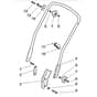 SP505 - 2011-2013 - 292502038/M11 - Mountfield Rotary Mower Lower Handle Diagram