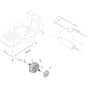 SP505 R - 2014 - 292505038/M14 - Mountfield Rotary Mower Wheels Diagram
