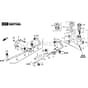 SP505R V - 2016-2018 - 294519038/M16 - Mountfield Rotary Mower Fuel Tank Diagram