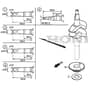 SP505R V - 2019-2021 - 294519038/M19 - Mountfield Rotary Mower Crankshaft Diagram