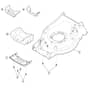 SP505R V - 2022 - 294519043/M22 - Mountfield Rotary Mower Mask Diagram