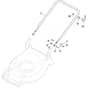 SP51 - 2021-2022 - 2L0536043/MC - Mountfield Rotary Mower Lower Handle Diagram