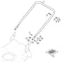 SP51 H - 2020-2021 - 295546138/MC - Mountfield Rotary Mower Lower Handle Diagram