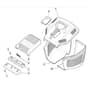 SP534 - 2007 - 290532148/BQ - Mountfield Rotary Mower Grass Bag Diagram