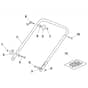 SP534 - 2007 - 290532148/BQ - Mountfield Rotary Mower Lower Handle Diagram