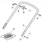 SP534 - 2012 - 299275334/CFR - Mountfield Rotary Mower Lower Handle Diagram