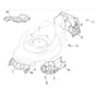 SP534 ES - 2008 - 299325348/BQ - Mountfield Rotary Mower Front Conveyor Diagram