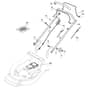 SP534HW BBC - 2012-2013 - 292157328/MFR - Mountfield Rotary Mower Upper Handle Diagram