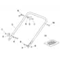SP535 - 2006-2009 - 290532038/BQ - Mountfield Rotary Mower Lower Handle Diagram