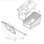 SP535 BW EL 4S - 2022 - 299537848/MTF - Mountfield Rotary Mower Grass Bag Diagram