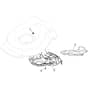 SP535 BWEL4S - 2018-2019 - 299537828/M18 - Mountfield Rotary Mower Belt Protection Diagram