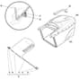 SP535 BWEL4S - 2018-2019 - 299537828/M18 - Mountfield Rotary Mower Grass Bag Diagram