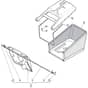 SP535 BWEL4S - 2015-2022 - 299537828/MTF - Mountfield Rotary Mower Grass Bag Diagram