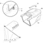 SP535 HW4S - 2018 - 29537838/M18 - Mountfield Rotary Mower Grass Bag Diagram