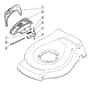 SP535 HW4S - 2012-2014 - 299537838/M11 - Mountfield Rotary Mower Ejection Guard Diagram