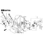 SP535 HW4S - 2014-2018 - 299537838/M14 - Mountfield Rotary Mower Oil Pan Diagram