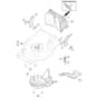 SP535 HW - 2019-2021 - 294556038/M19 - Mountfield Rotary Mower Belt Protection Diagram