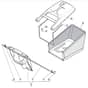 SP535 HW - 2011-2014 - 299536838/BQ - Mountfield Rotary Mower Grass Bag Diagram