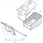 SP535 HW - 2013 - 299536838/M12 - Mountfield Rotary Mower Grass Bag Diagram