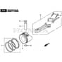 SP535 HWV - 2016-2018 - 294557838/M16 - Mountfield Rotary Mower Piston Diagram