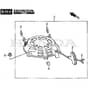 SP535 HWV - 2016-2018 - 294557838/M16 - Mountfield Rotary Mower Recoil Starter - GCV190A S4 LE SD Diagram