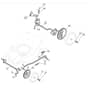 SP535 SD - 2014 - 295546833/MFR - Mountfield Rotary Mower Height Adjusting Diagram
